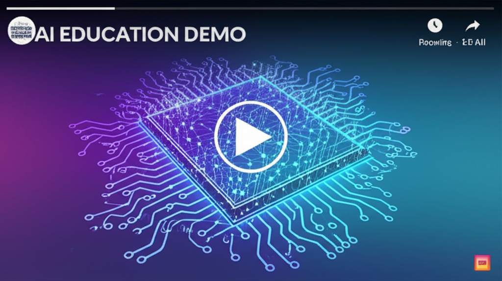 AI Education Demo Video